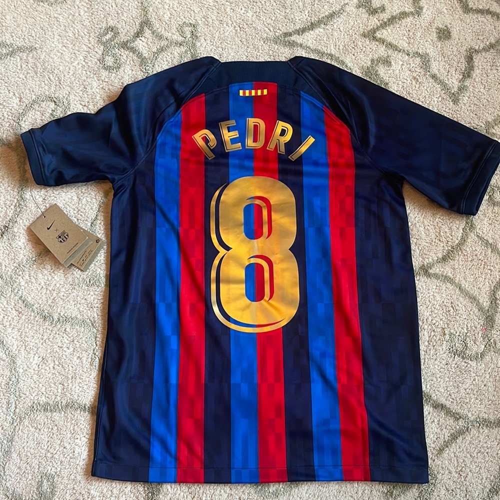 Official Barcelona Youth Shirt Pedri